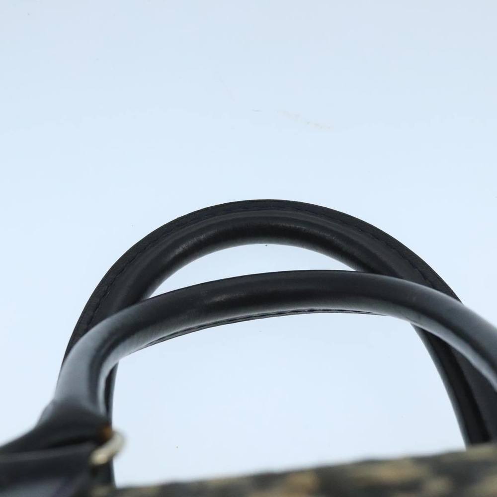 Christian Dior Trotter Canvas Hand Bag Canvas Navy Silver Auth 101999 - Picture 14 of 16